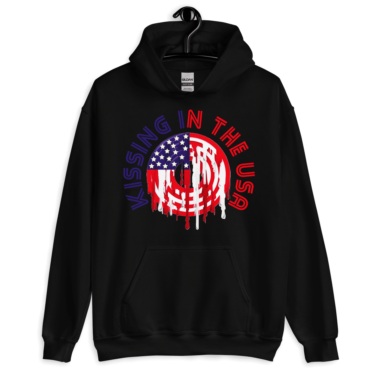 ICSAR:  Unisex Hoodie "Kissing in the USA" -- Unisex