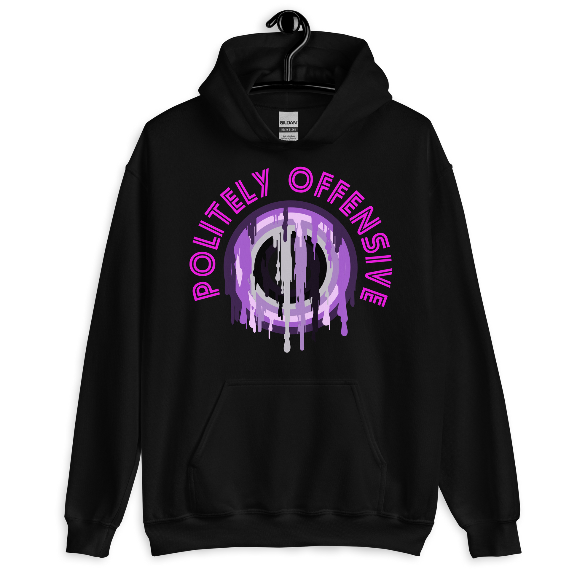 ICSAR:  Unisex Hoodie "Politely Offensive" -- Fun Ones, Unisex