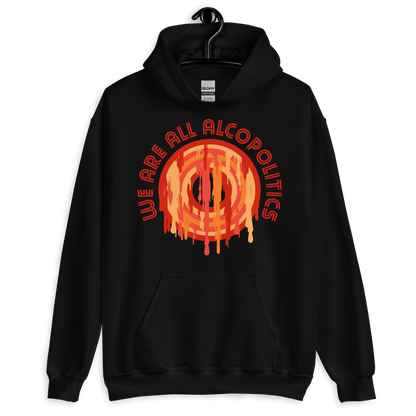 ICSAR:  Unisex Hoodie "We are all alcopolitics" -- Unisex