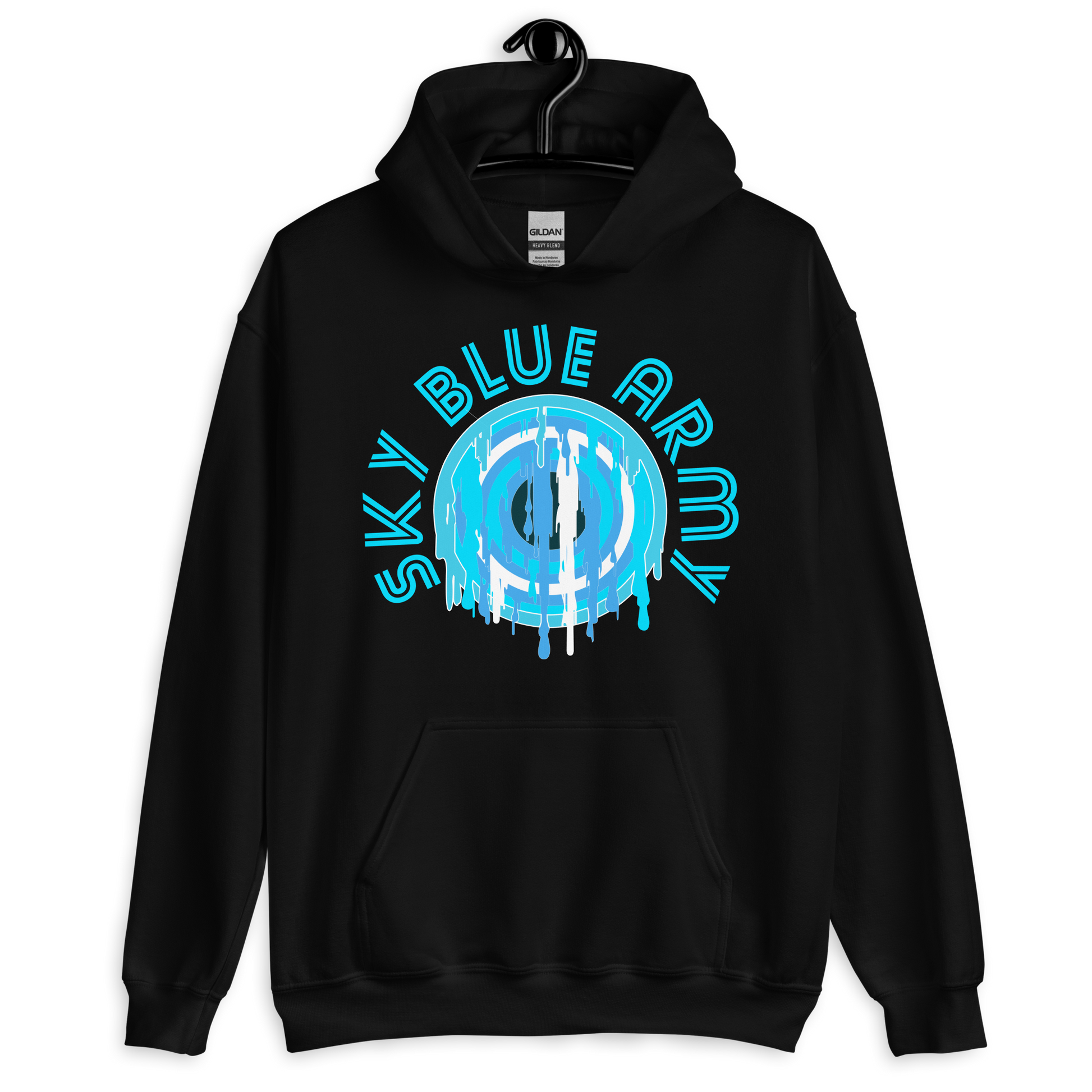 ICSAR:  Unisex Hoodie "Sky Blue Army" -- Unisex