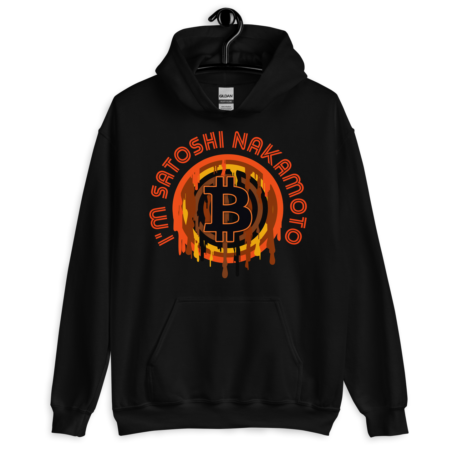 ICSAR:  Unisex Hoodie "I am Satoshi Nakamoto" -- Unisex