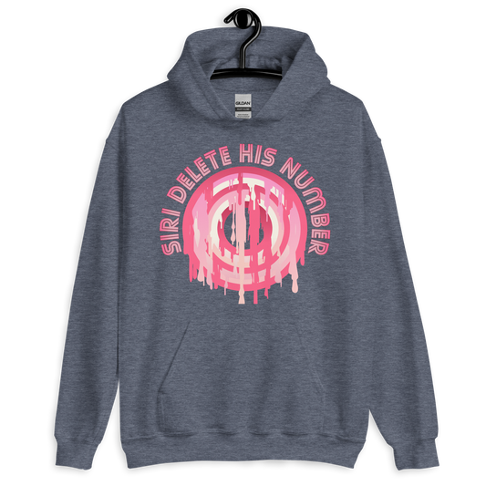 Unisex Hoodie "SIRI delete his number"