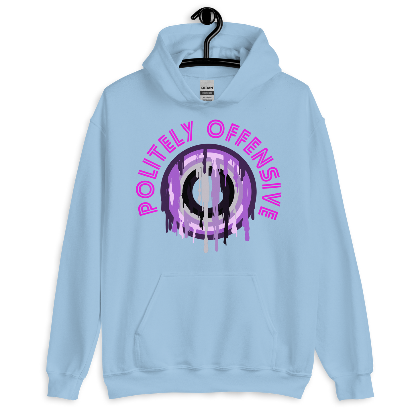 ICSAR:  Unisex Hoodie "Politely Offensive" -- Fun Ones, Unisex