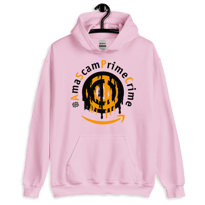 ICSAR:  Unisex Hoodie "#AmaScamPrimeCrime" -- Hashtags, Unisex