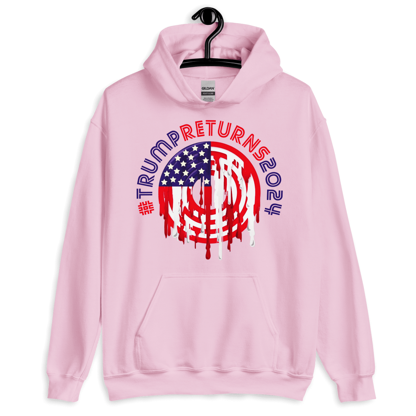 ICSAR:  Unisex Hoodie "#TrumpReturns2024" -- Hashtags, Unisex