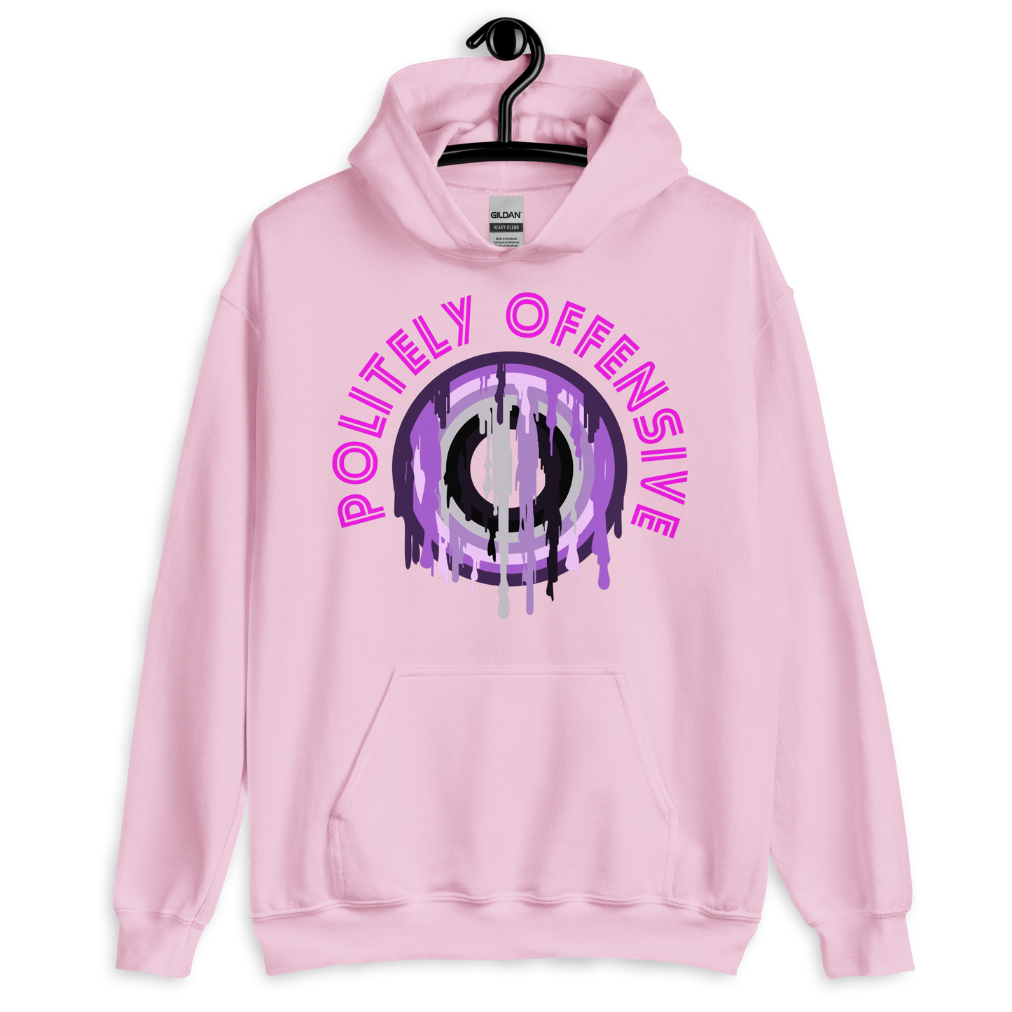 ICSAR:  Unisex Hoodie "Politely Offensive" -- Fun Ones, Unisex