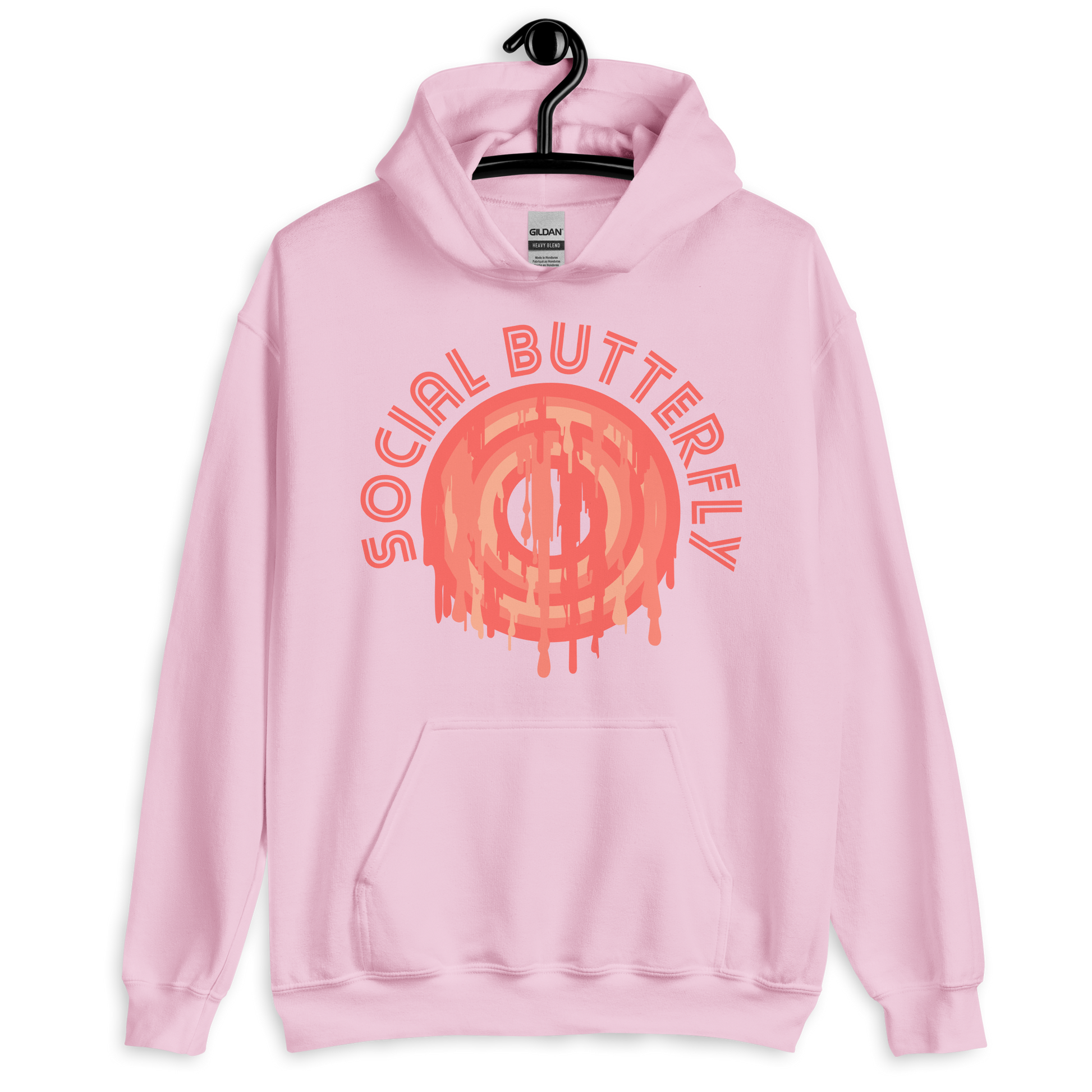 ICSAR:  Unisex Hoodie "Social Butterfly" -- Unisex