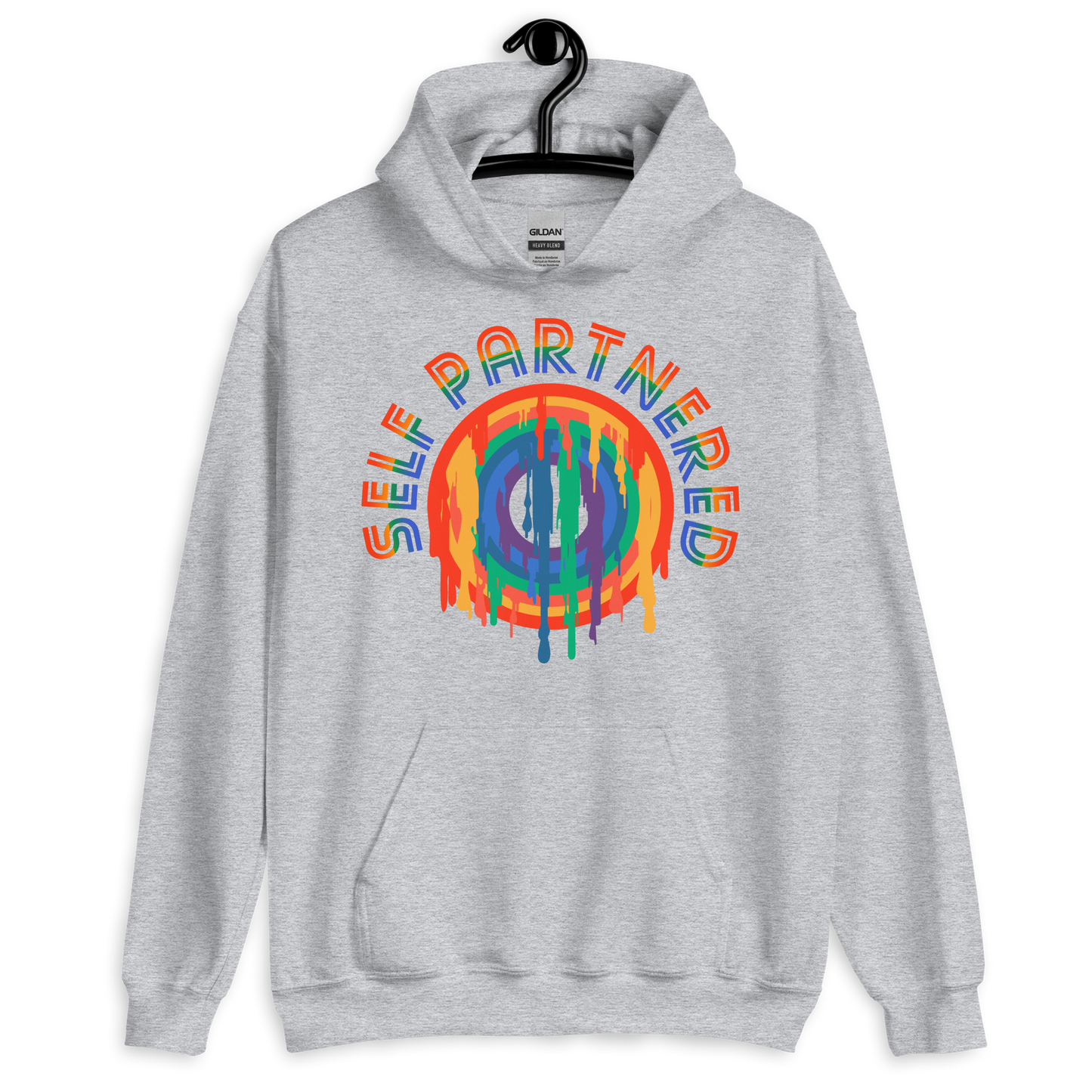 ICSAR:  Unisex Hoodie "Self Partnered" -- Fun Ones, Unisex