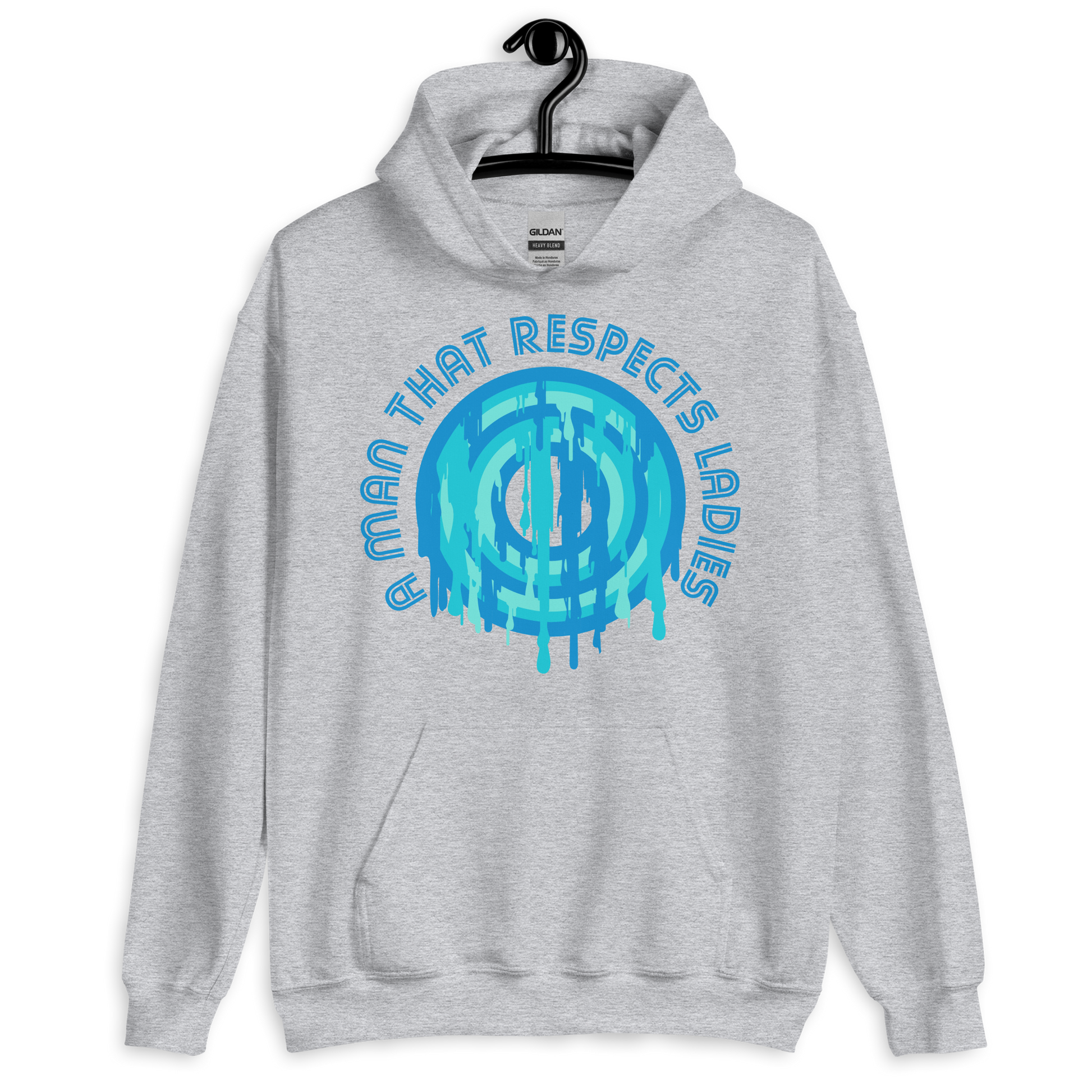 ICSAR:  Unisex Hoodie "A man that respects ladies" -- Fun Ones, Unisex