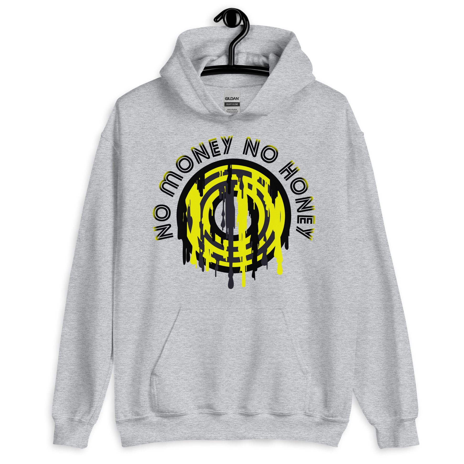 ICSAR:  Unisex Hoodie "No money no honey" -- Fun Ones, Unisex