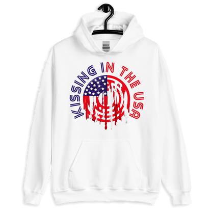 ICSAR:  Unisex Hoodie "Kissing in the USA" -- Unisex