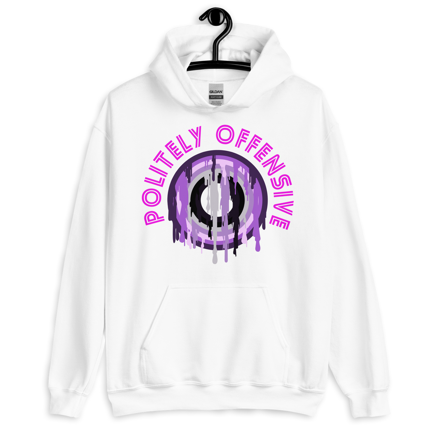 ICSAR:  Unisex Hoodie "Politely Offensive" -- Fun Ones, Unisex