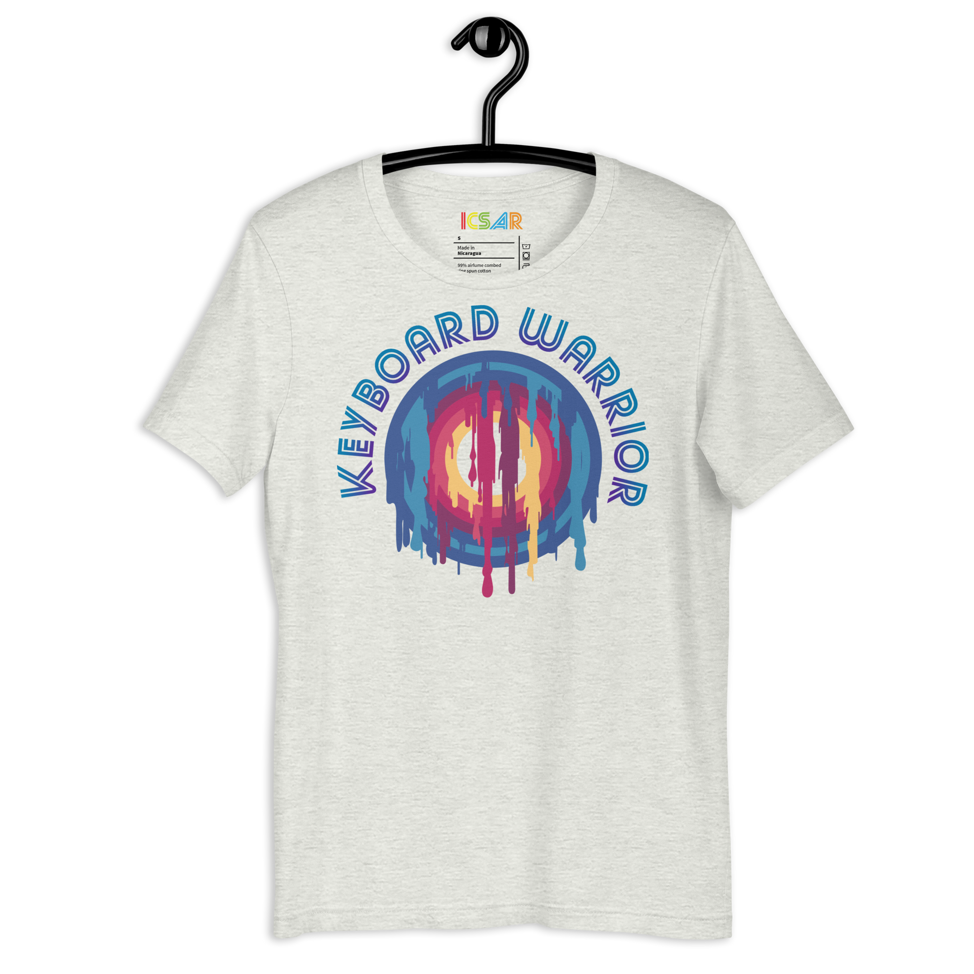 ICSAR:  Unisex T-Shirt "Keyboard Warrior" -- Home block 2, Unisex