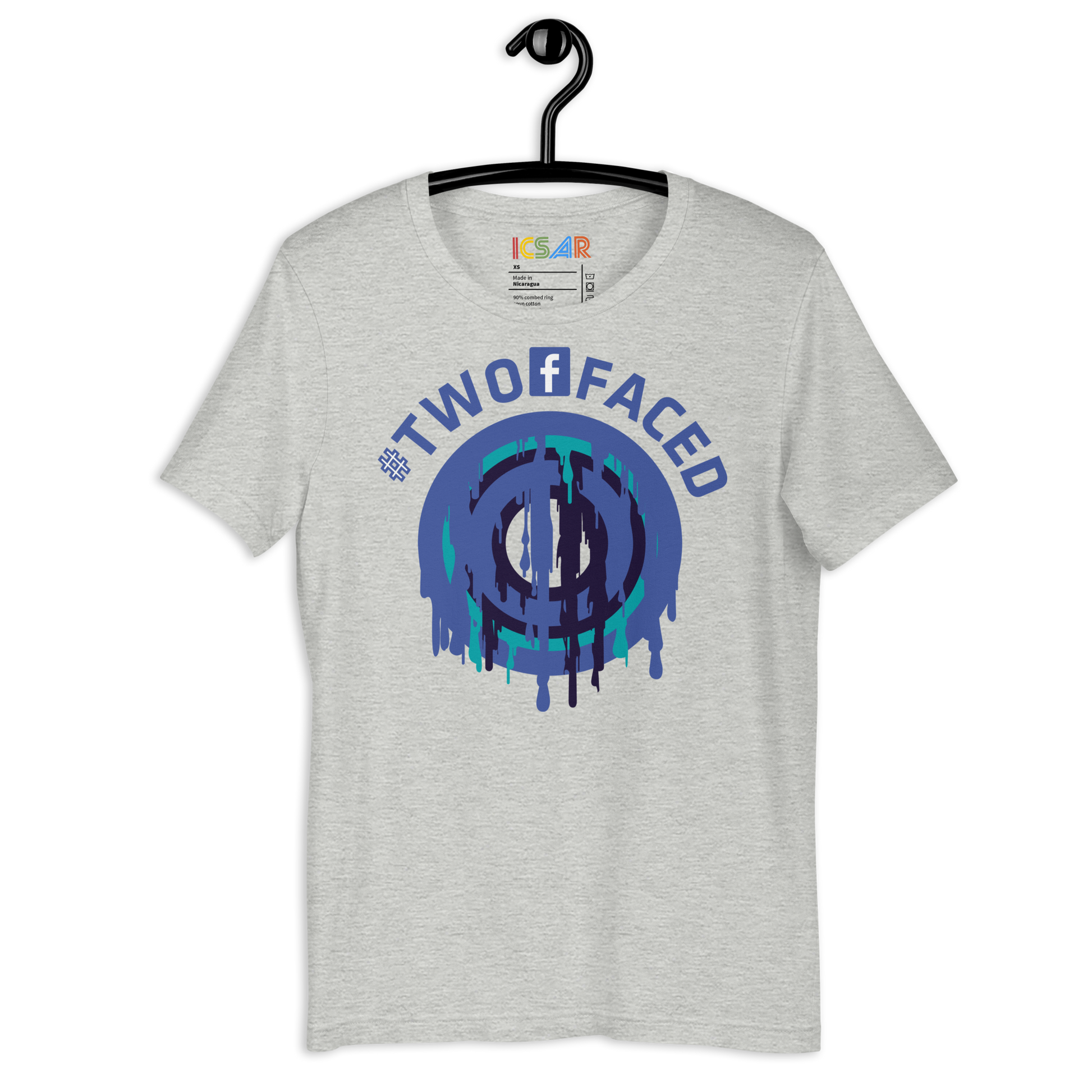 ICSAR:  Unisex T-Shirt "#TwoFaced" -- Unisex