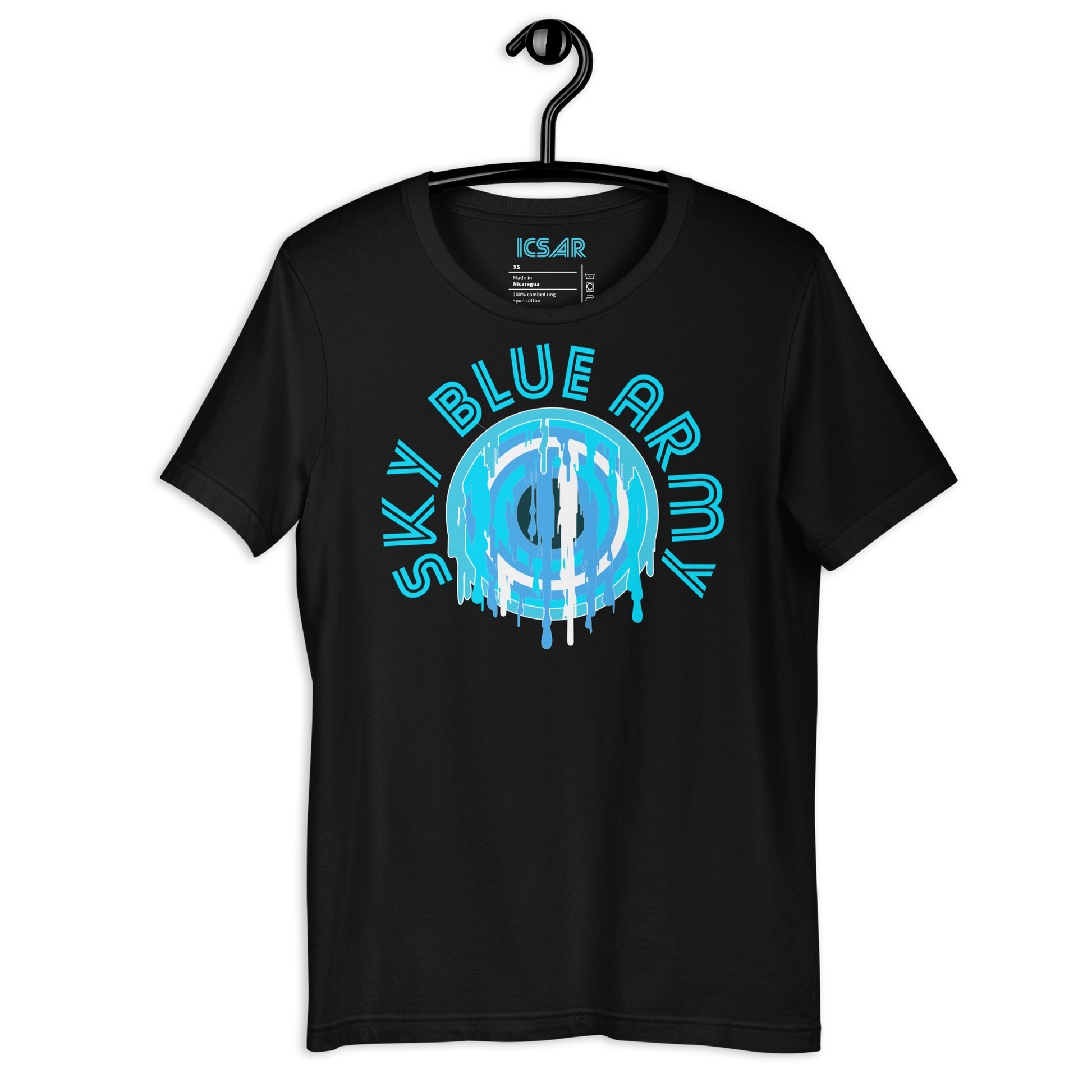 ICSAR:  Unisex T-Shirt "Sky Blue Army" -- Fun Ones, Unisex