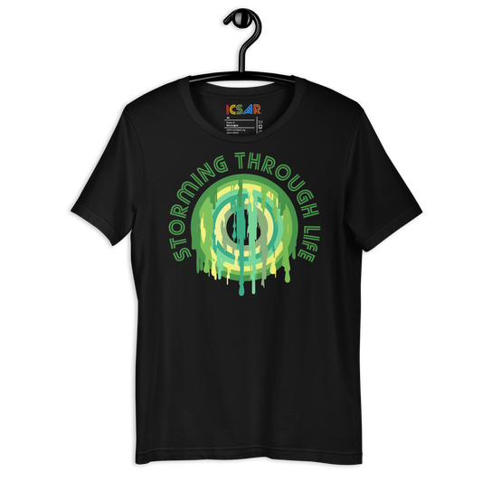 ICSAR:  Unisex T-Shirt "Storming through life" -- Unisex