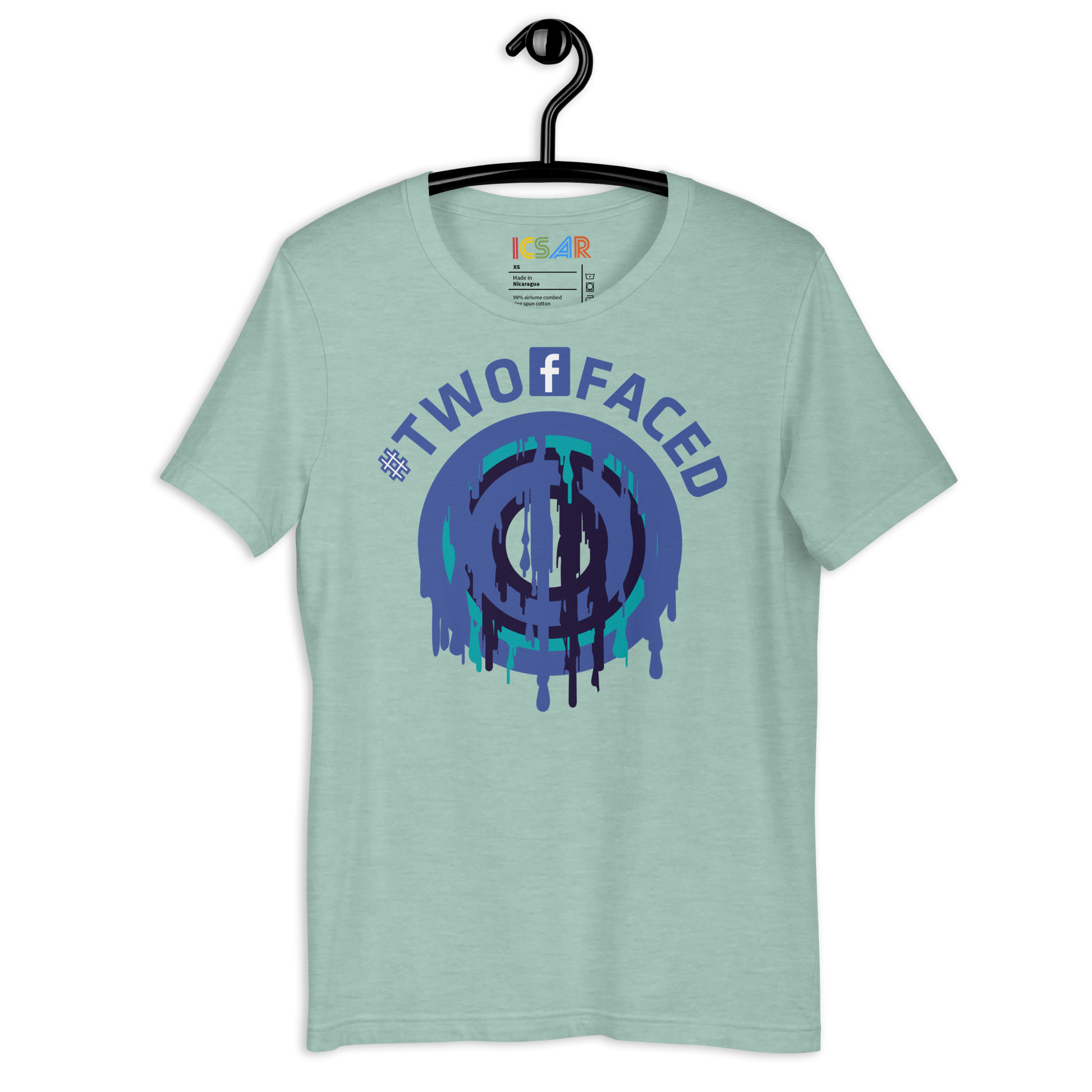 ICSAR:  Unisex T-Shirt "#TwoFaced" -- Unisex