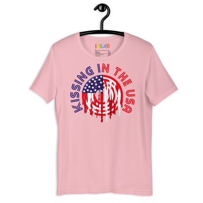 ICSAR:  Unisex T-Shirt "Kissing in the USA" -- Unisex