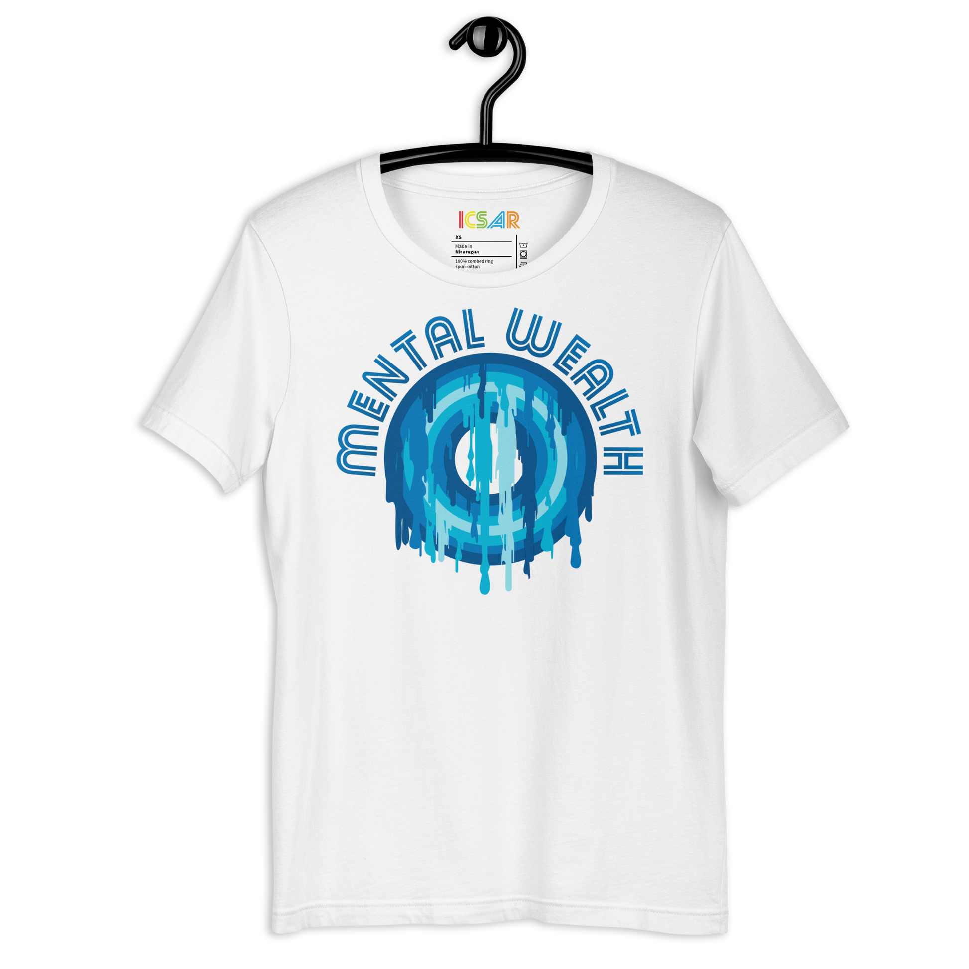 ICSAR:  Unisex T-Shirt "Mental Wealth" -- Mental Health, Unisex