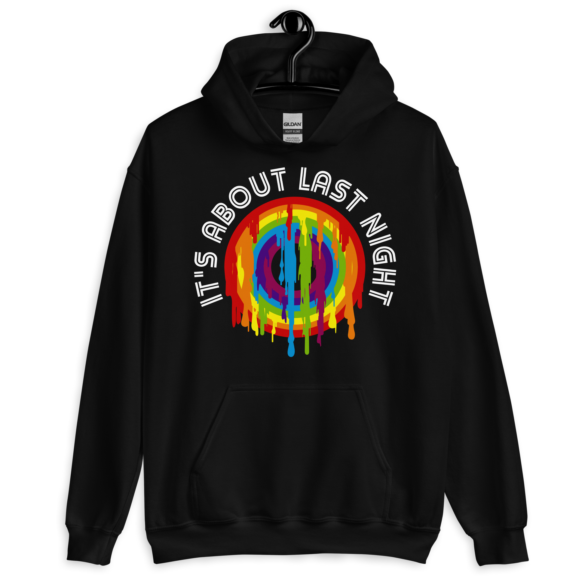 ICSAR:  Unisex Hoodie "It's about last night" -- Originals, Unisex