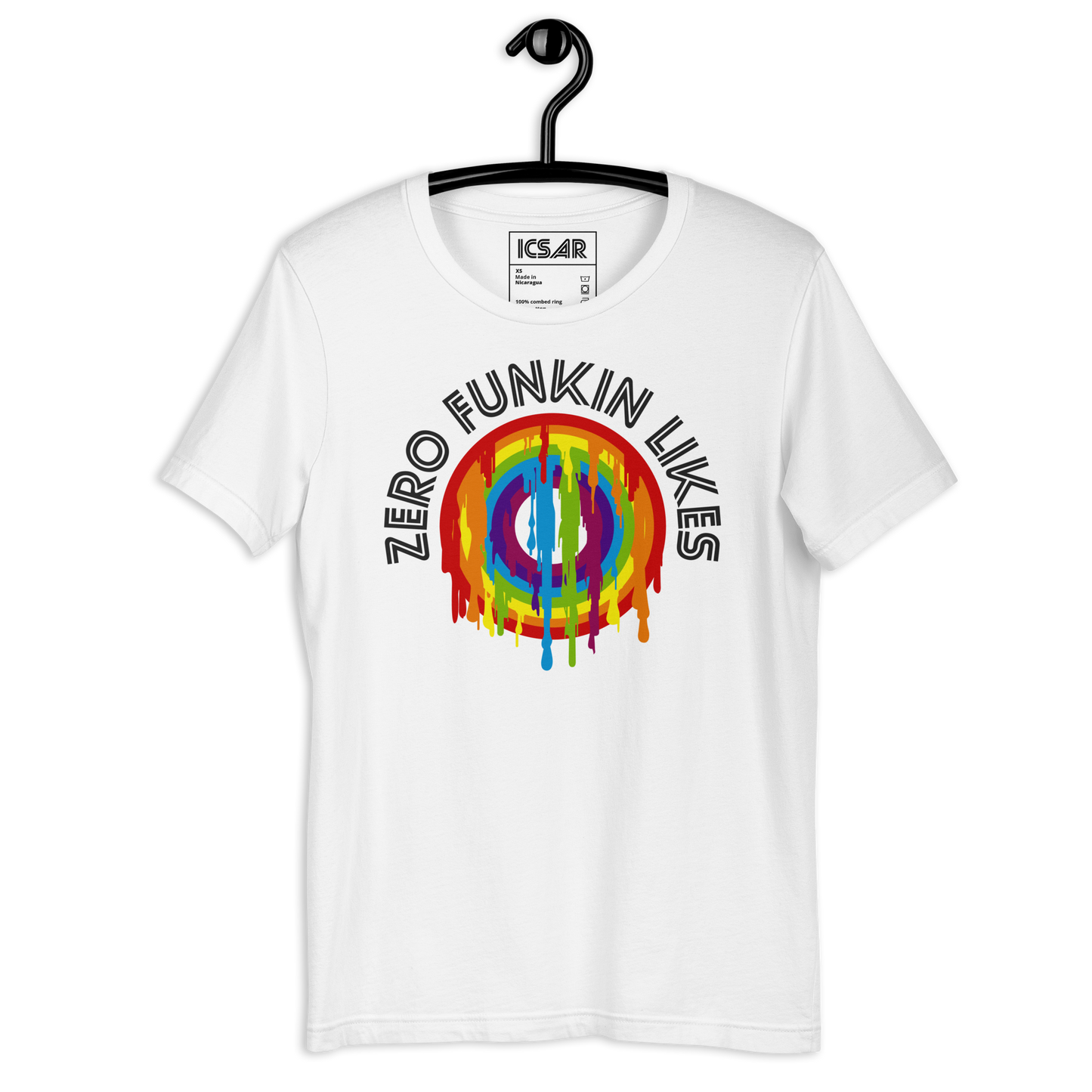 ICSAR:  Unisex T-Shirt "Zero Funkin Likes" -- Originals, Unisex